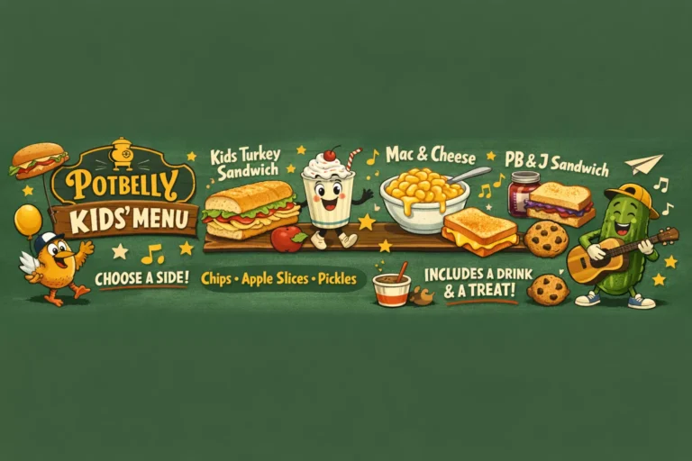 Kids Menu Potbelly