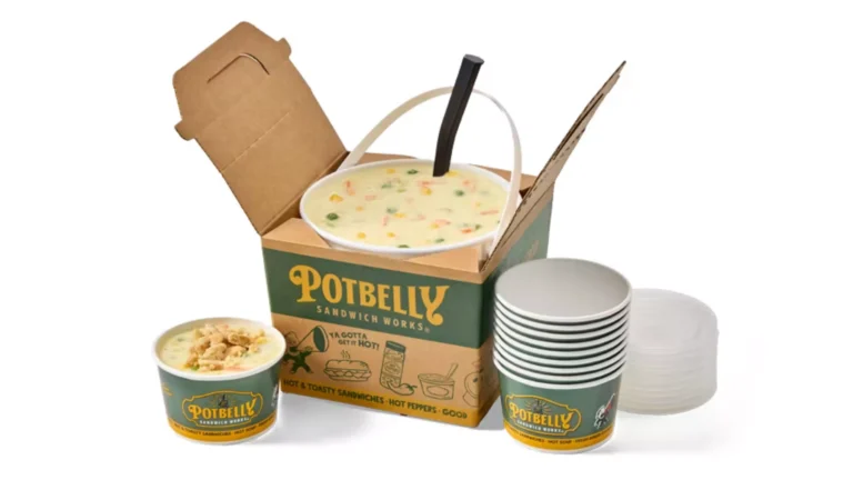 Potbelly Chicken Pot Pie Soup for a Group
